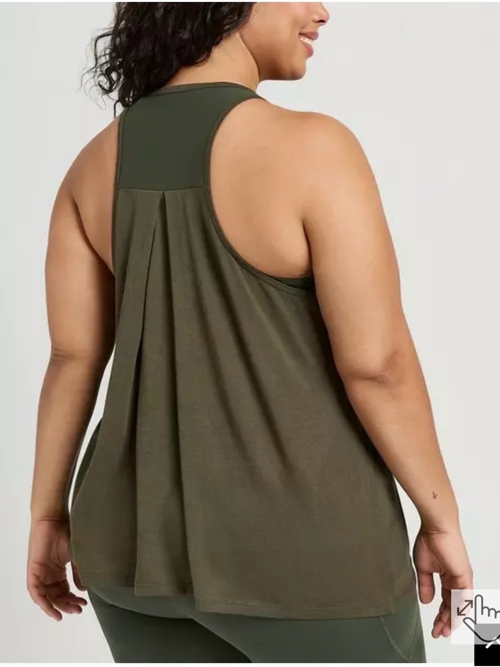 Torrid Performance Cotton Active Tank 2-in-1 Bra